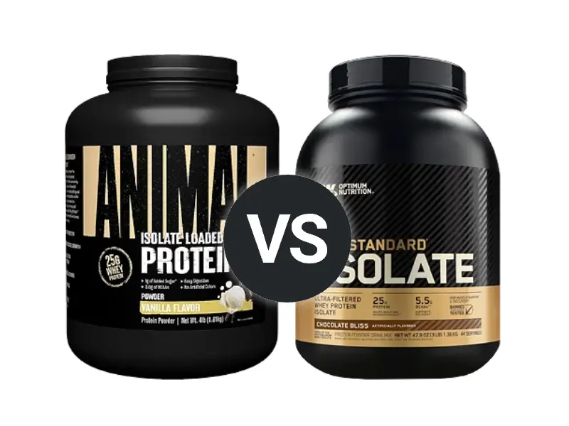Animal Isolate Loaded vs Optimum Gold Standard Isolate | ProteinPowder.com