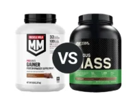 Muscle Milk Pro Series Gainer vs Optimum Serious Mass
