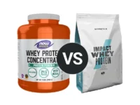 NOW Sports Whey Concentrate vs MyProtein Impact Whey