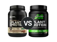Optimum Gold Standard Plant vs MuscleTech Plant Protein