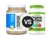 ISOPURE Plant-based vs Orgain Organic