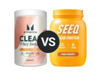 SEEQ Clear vs Myprotein Clear Whey Isolate