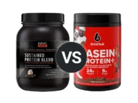 GNC AMP Sustained vs SixStar Casein Plus