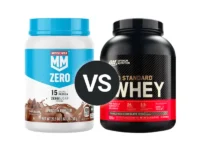 Muscle Milk Zero vs Optimum Gold Standard Whey