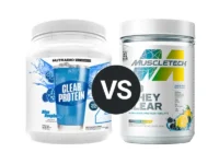 NutraBio Clear vs MuscleTech ISO Clear