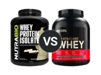 NutraBio Whey Isolate vs Optimum Gold Standard Whey