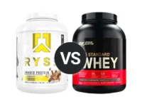 RYSE Loaded Whey vs Optimum Gold Standard