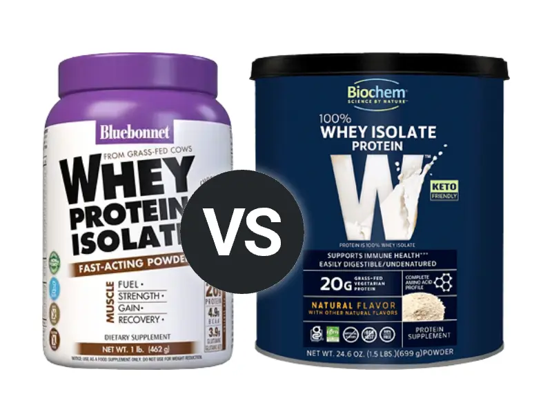 Protein Isolate vs BioChem Whey Isolate