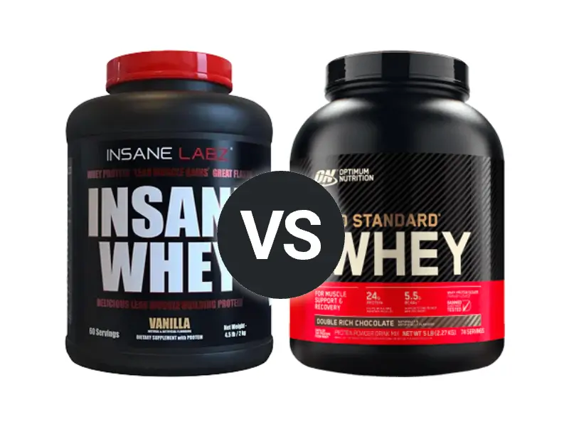 Insane Labz Whey vs ON Gold Standard Whey