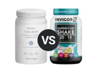 Isagenix Isalean vs Invigor8 Superfood Shake