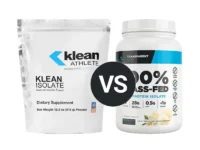 Klean Athlete vs Transparent Labs Grass-fed