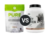 SFH Pure Whey vs Levels Grass-fed