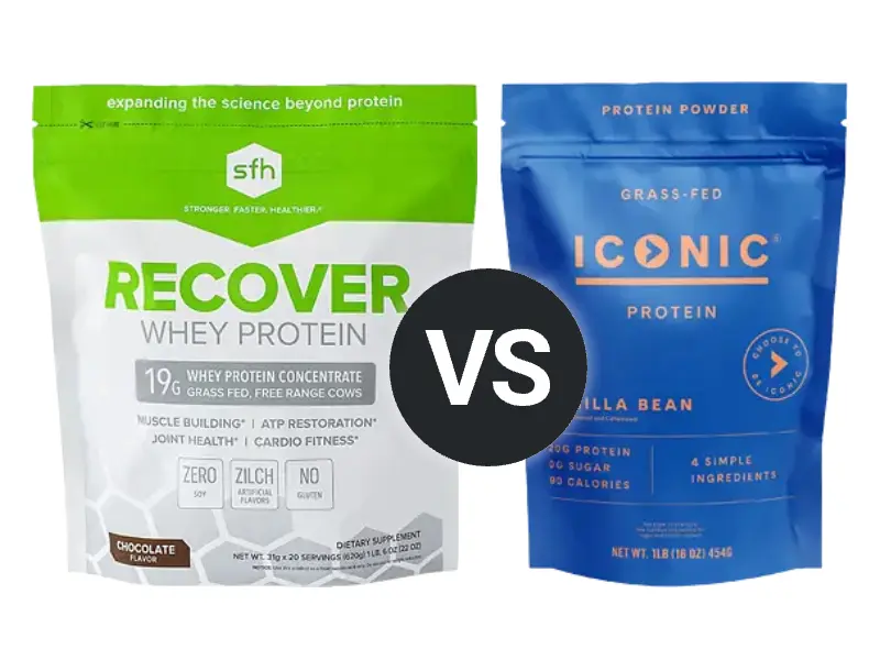 SFH Recover vs Iconic Grassfed