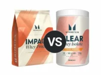 MyProtein Clear Whey vs Impact Isolate